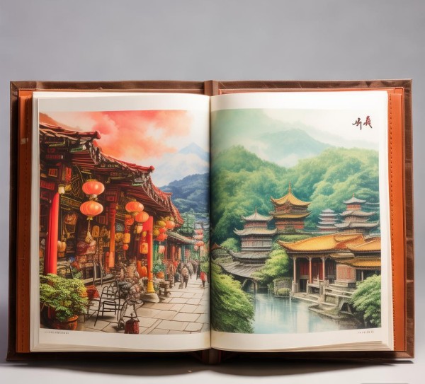 打开画册，体验焦作的特色！